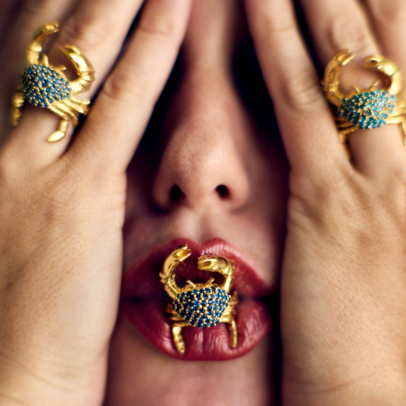 So Crabby Adjustable Ring