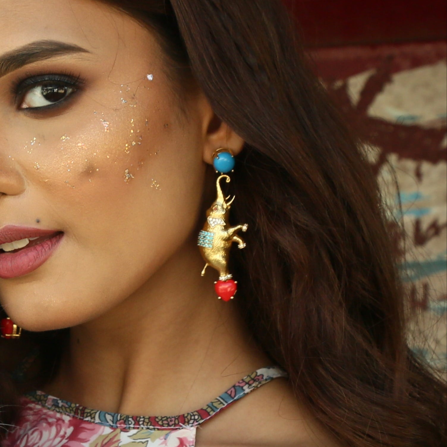 Circus Elephant Earrings