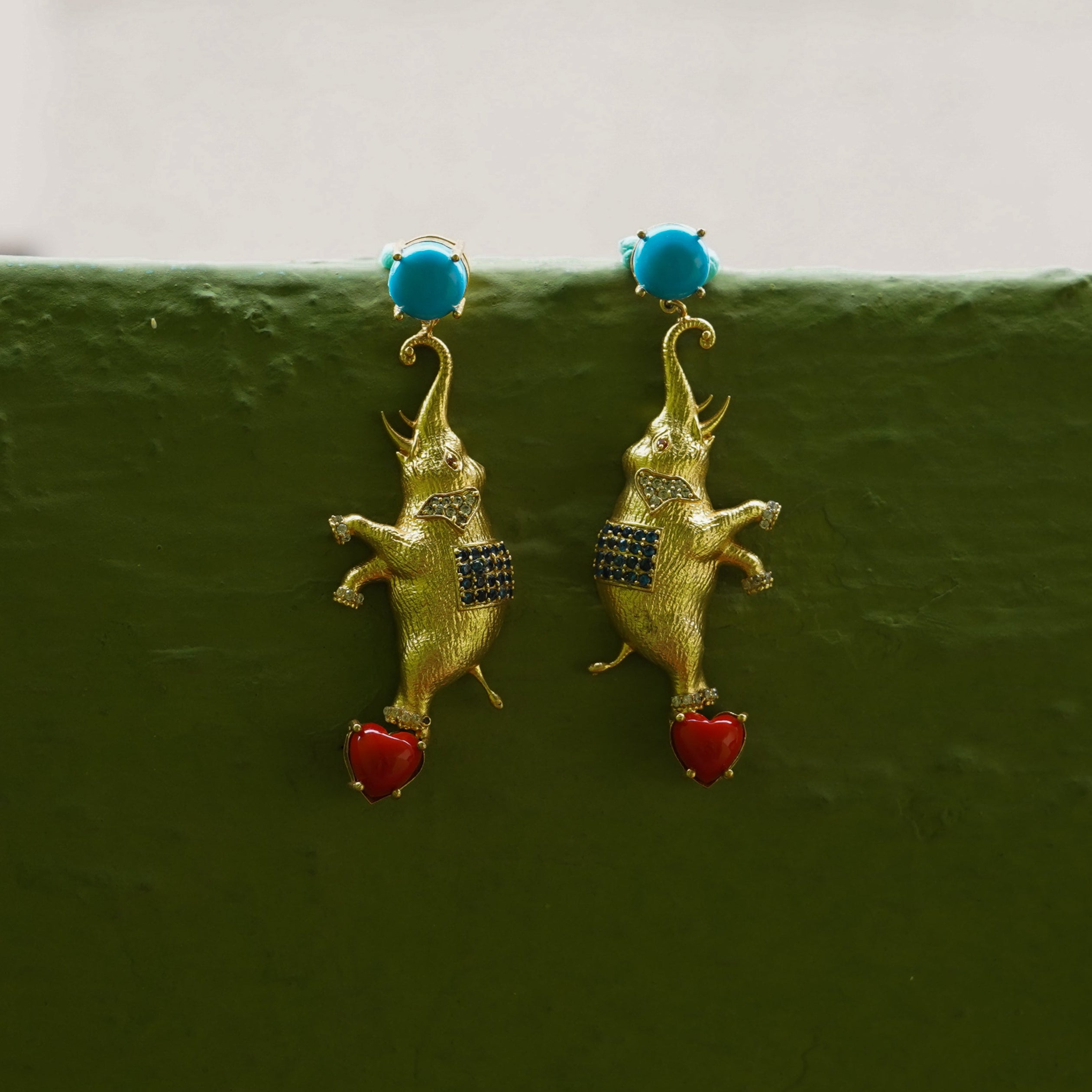 Circus Elephant Earrings