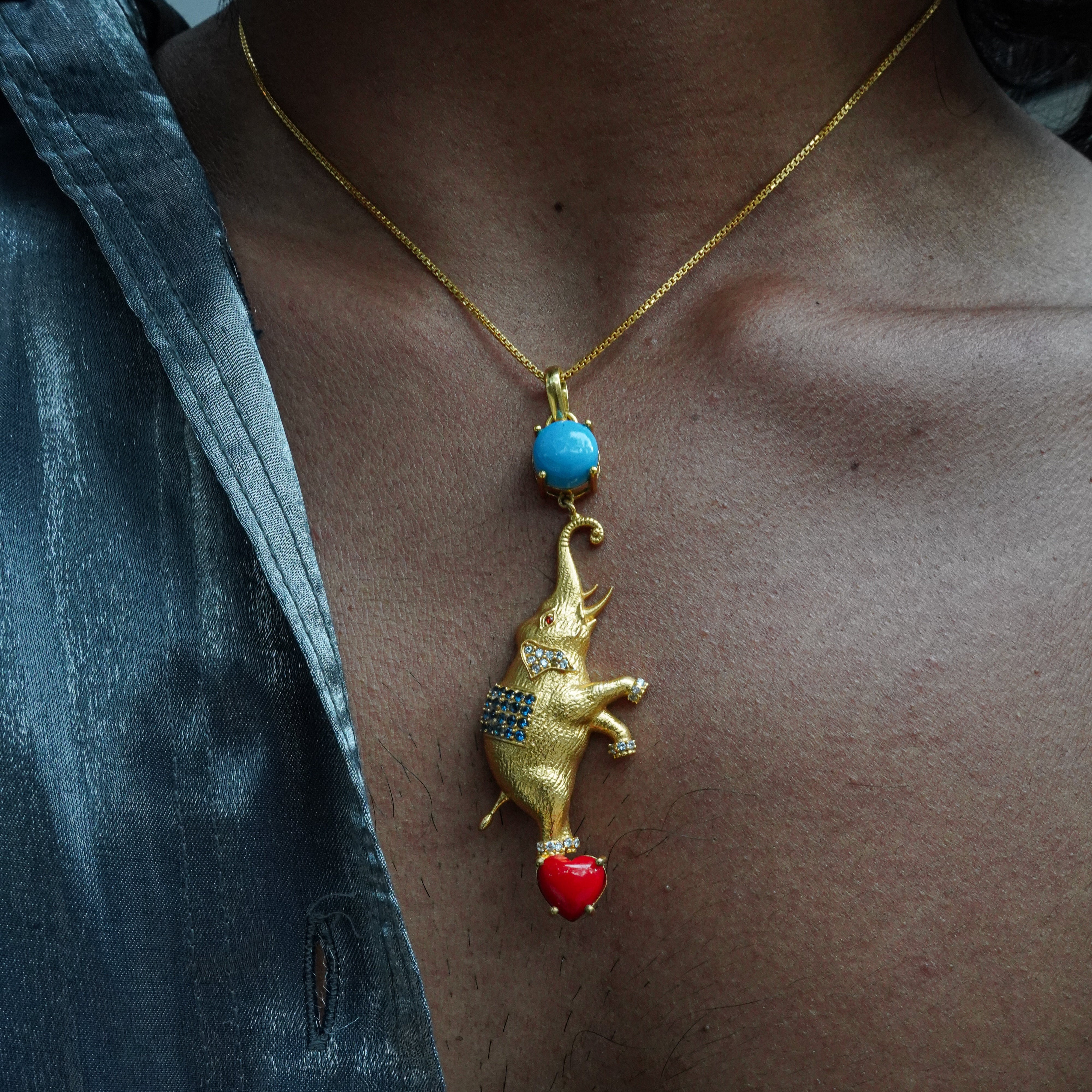 Circus Elephant Pendant