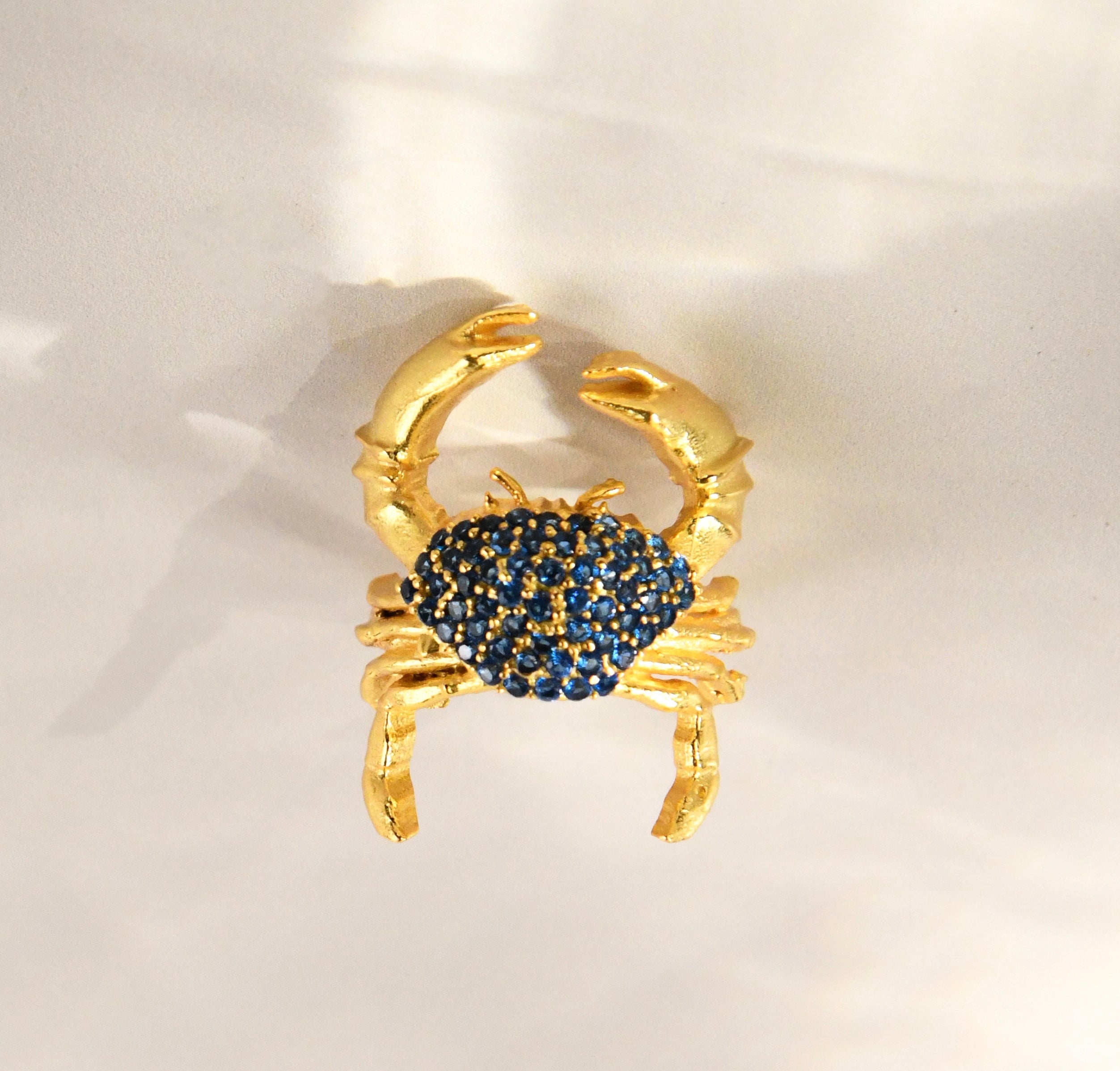 So Crabby Adjustable Ring