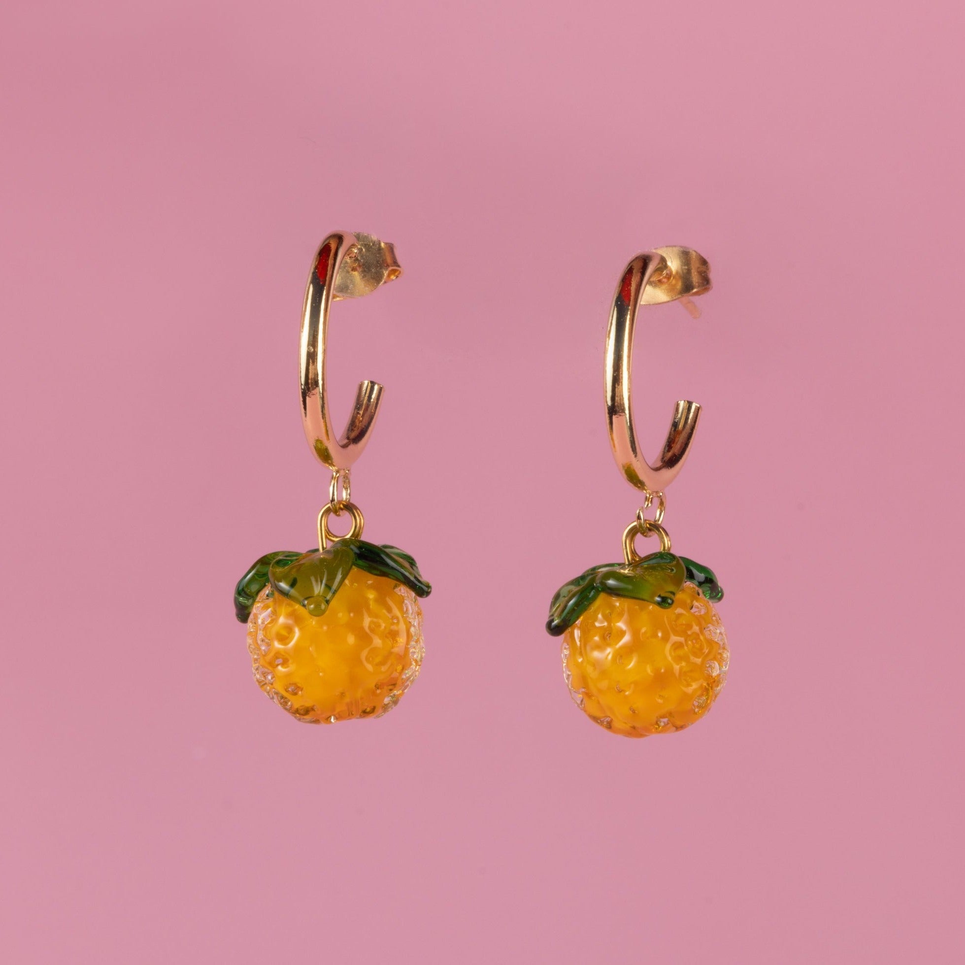 Tangerine Hoops