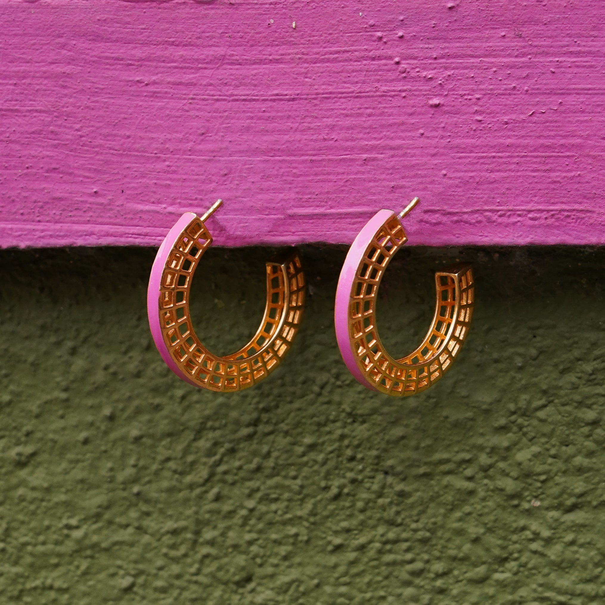 Pink Hoops