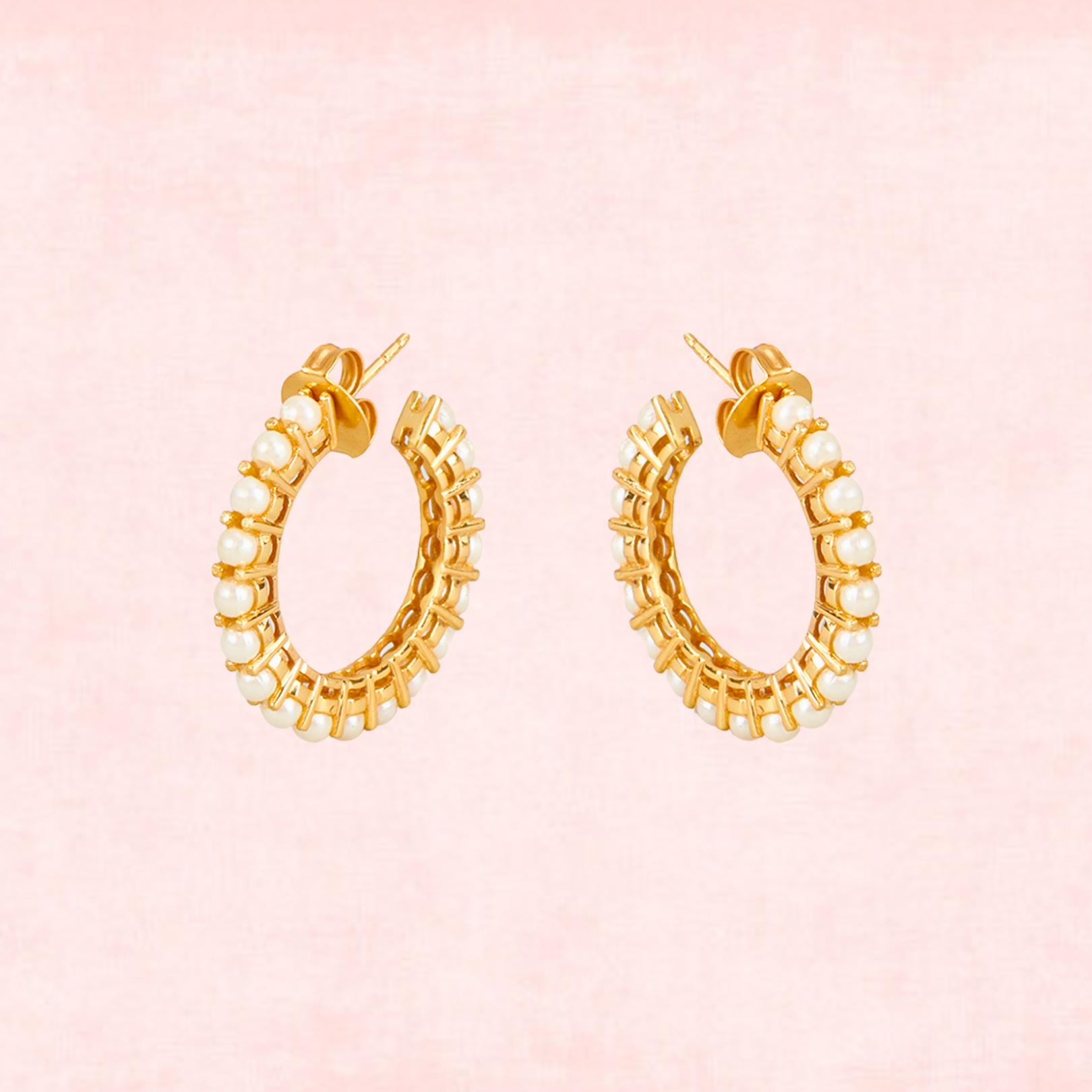 Pearl Hoops