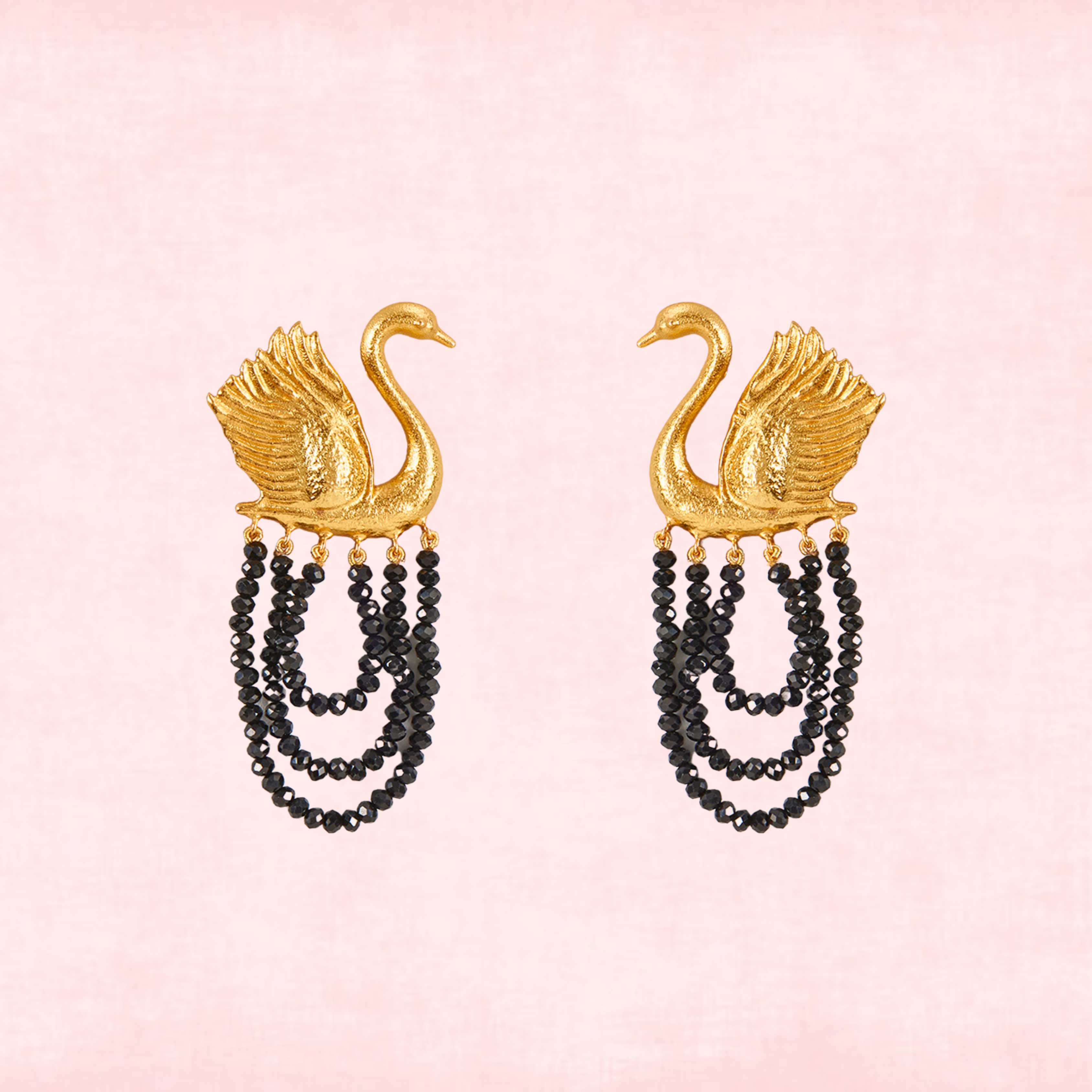Swan Earrings