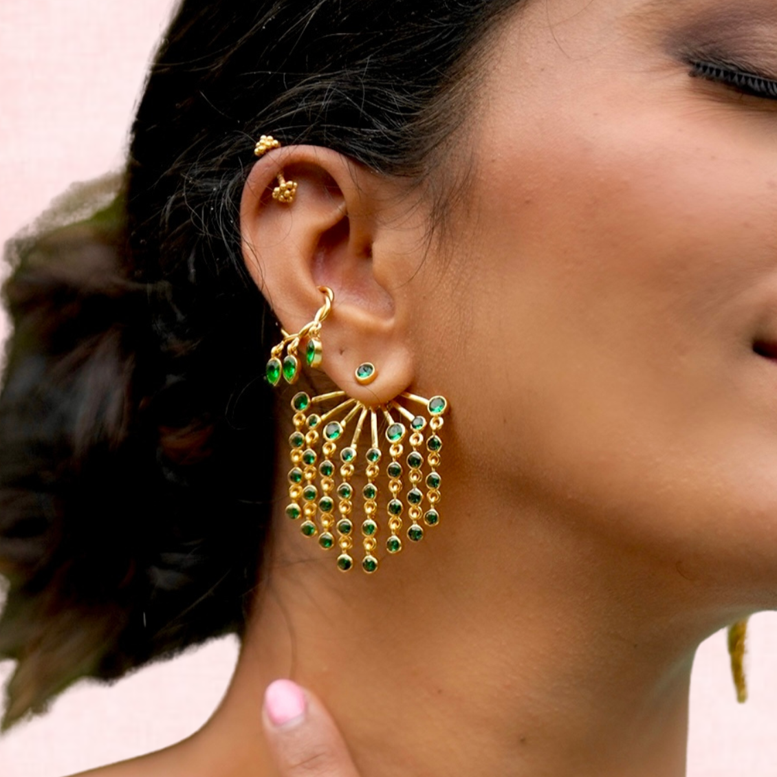 Bhindi Ear Cuffs