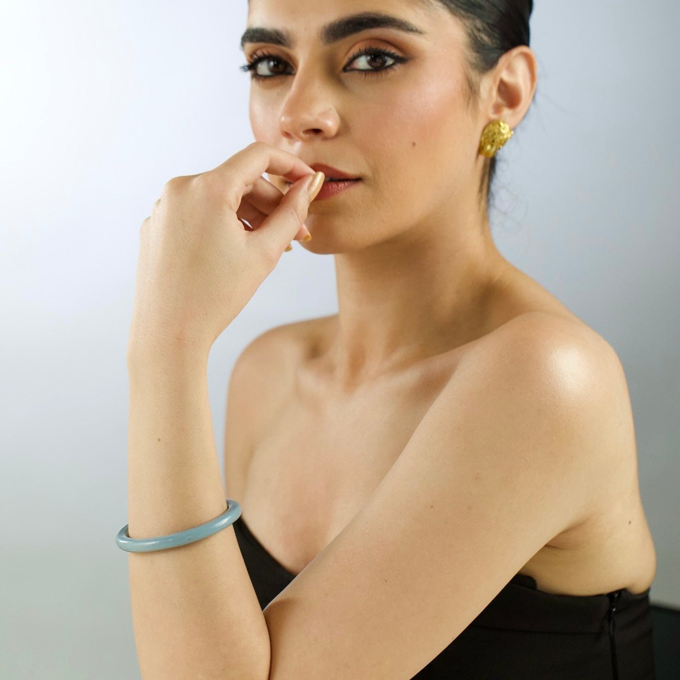 Blue Lac Bangle