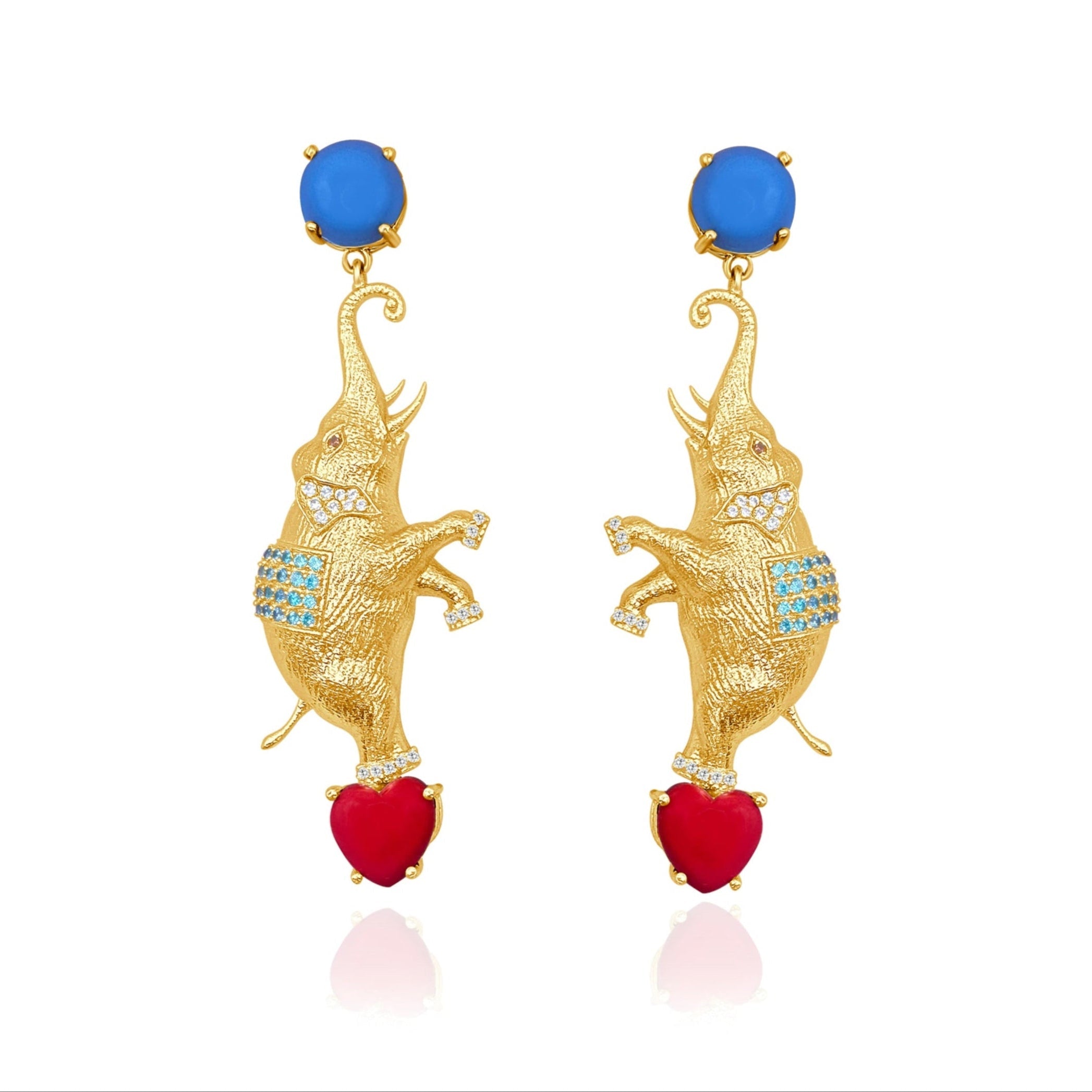 Circus Elephant Earrings