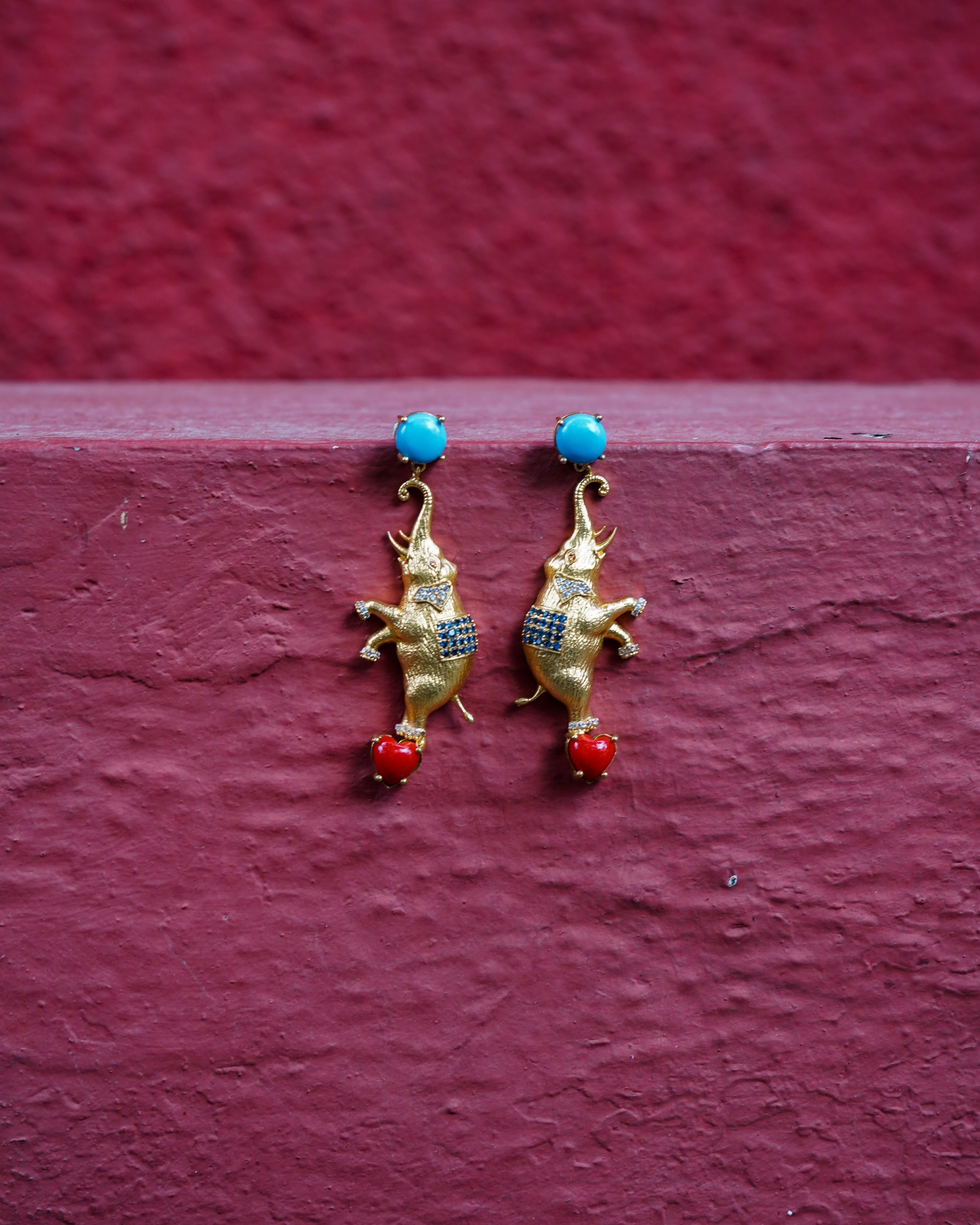 Circus Elephant Earrings