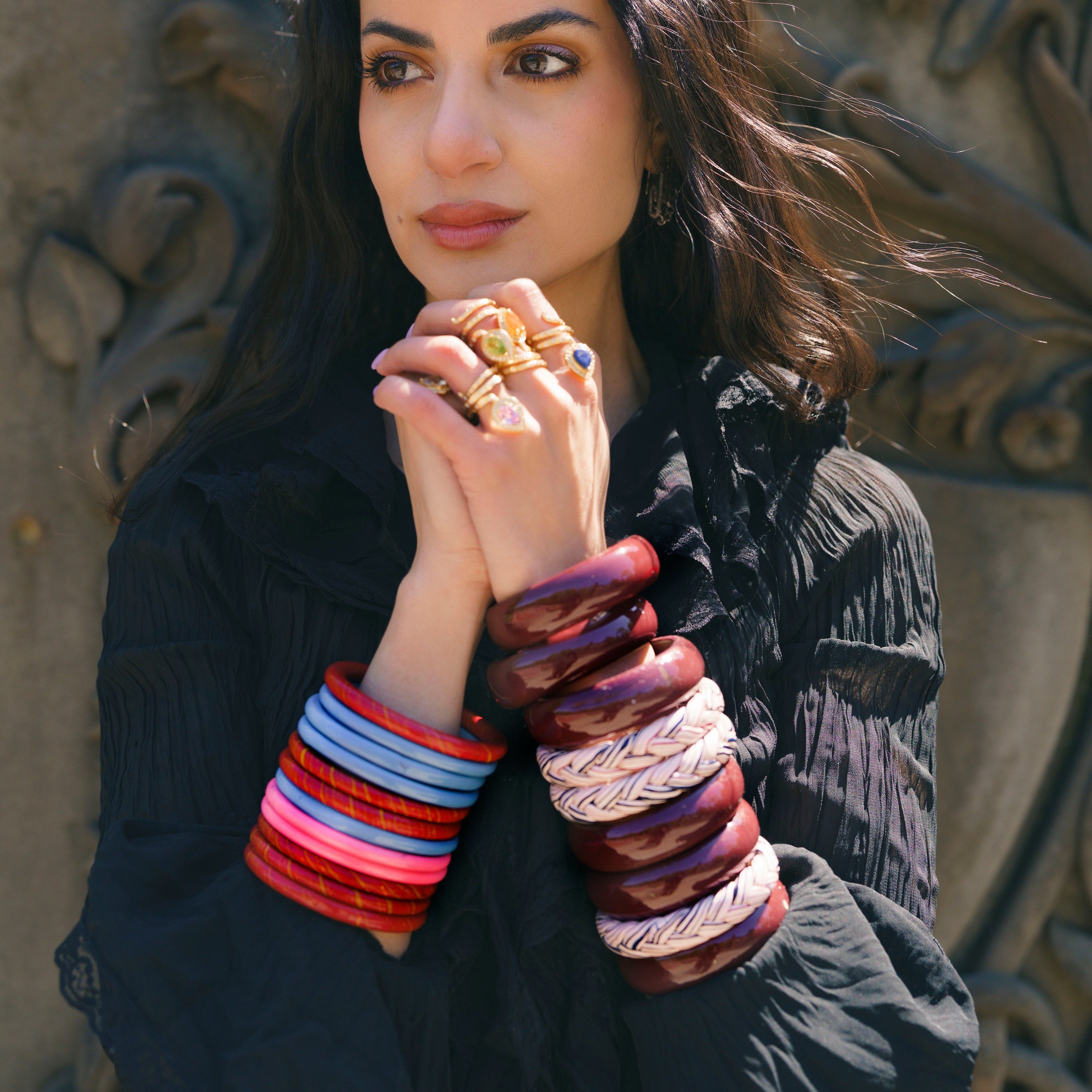 Blue Lac Bangle