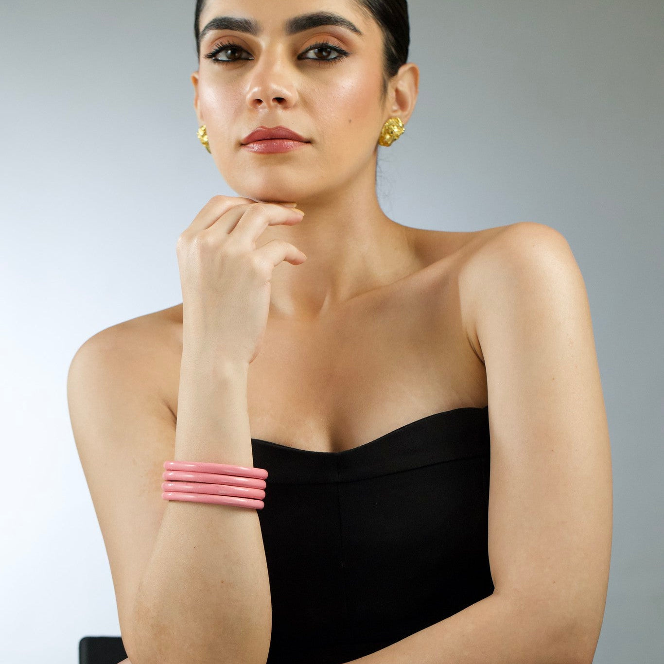 Pink Lac Bangle