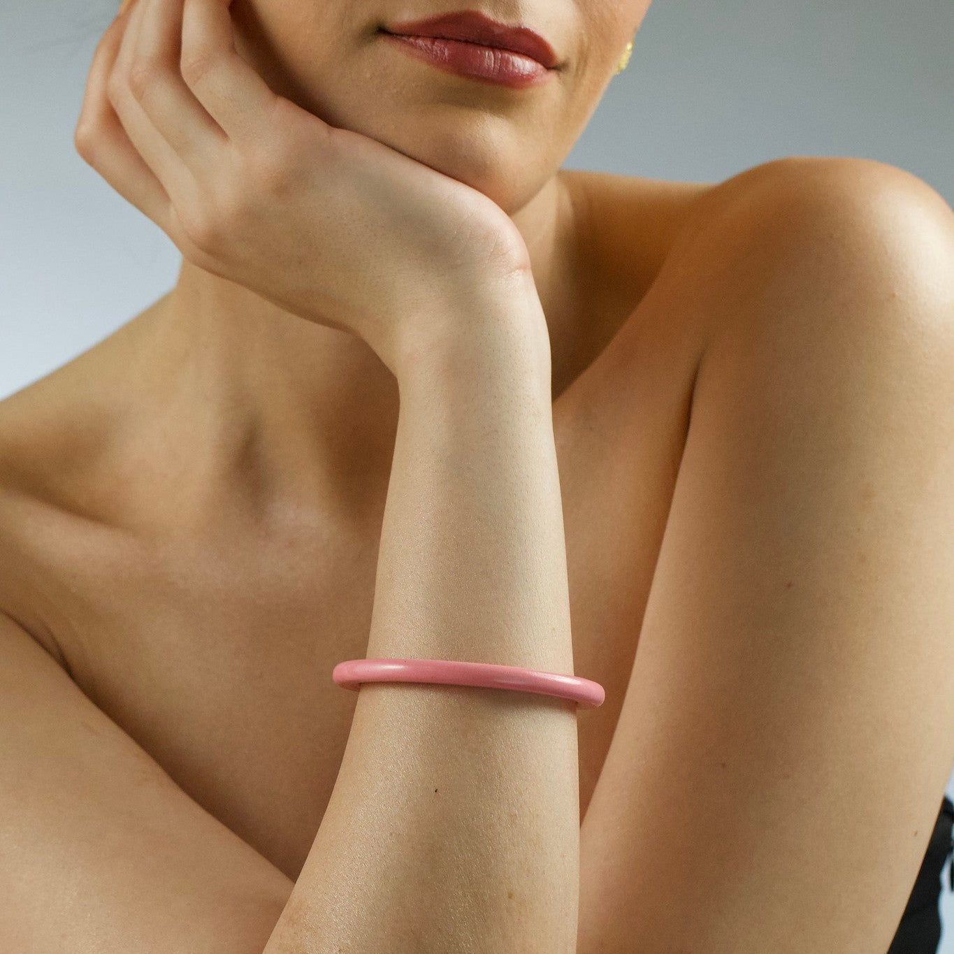 Pink Lac Bangle